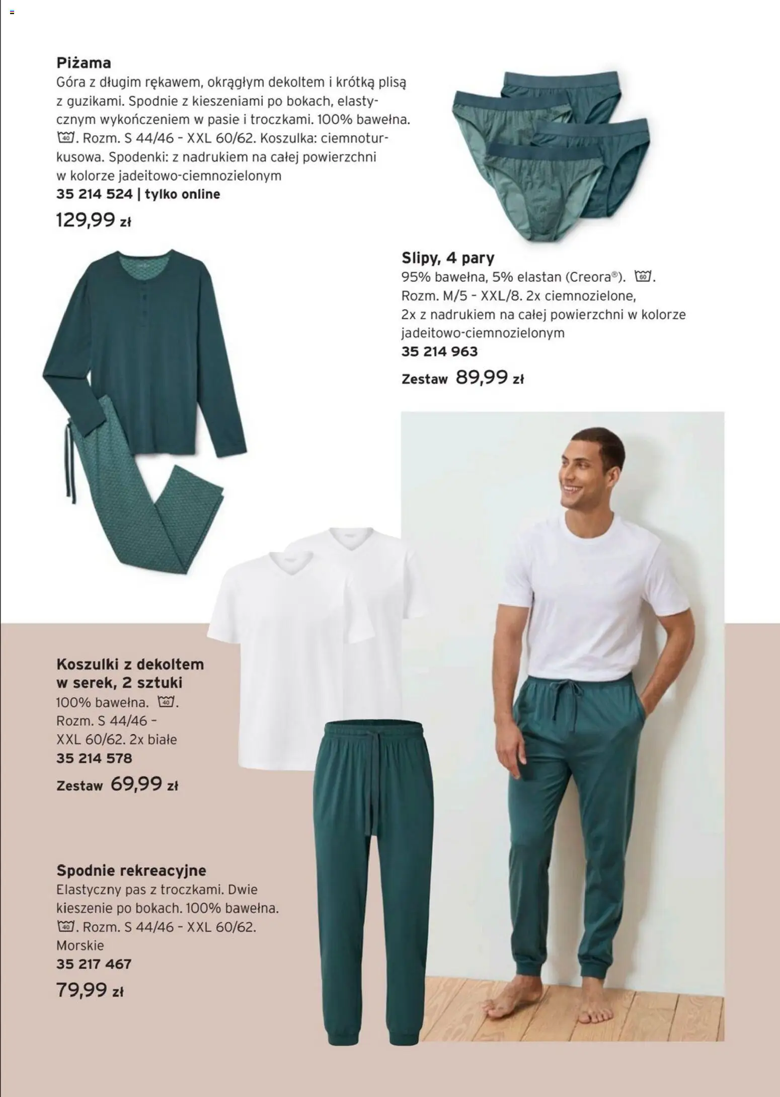 Tchibo promocje od 17.03.2026 | Strona: 13 | Produkty: Spodnie, Spodenki, Piżama