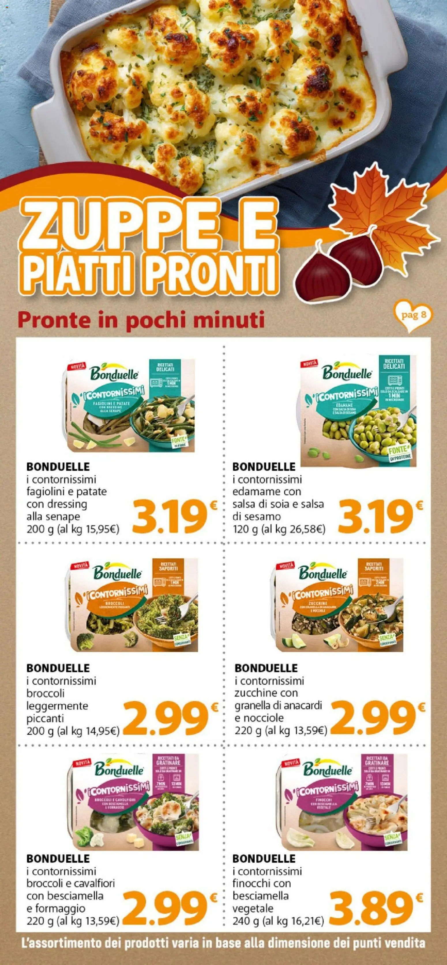 Volantino DOK del 21.11.2025 | Pagina: 8 | Prodotti: Patate, Salsa, Anacardi, Senape