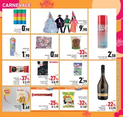 Anteprima del volantino SPUMANTE PROSECCO D.O.C., - treviso - rosè 75 cl valido a partire dal 29.01.2026 | Pagina: 25 | Prodotti: Pane, Cioccolato, Caramelle, Mandorle