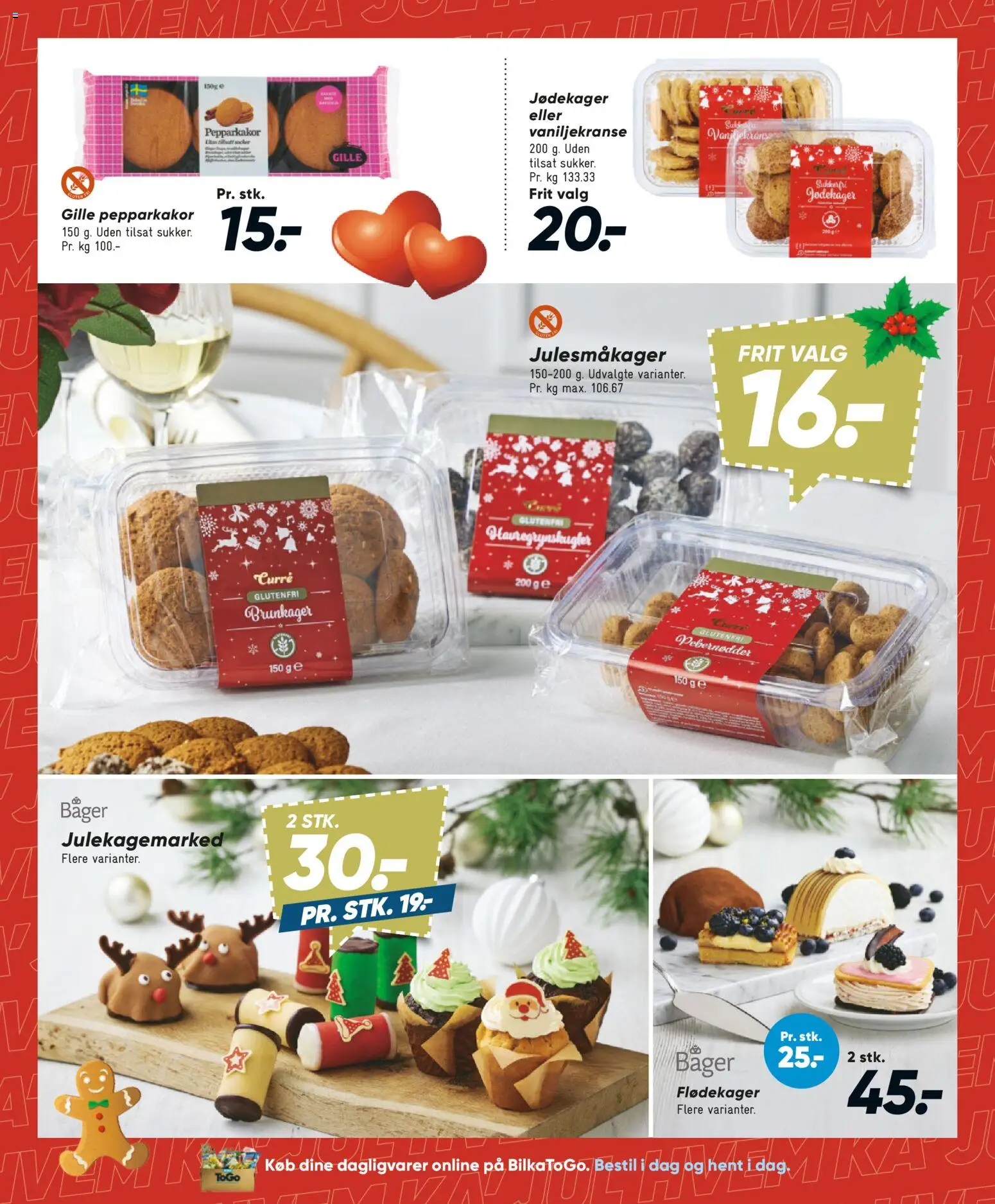 Bilka tilbudsavis – gyldig fra 31.10.2025 | Side: 38 | Produkter: Vaniljekranse, Brunkager, Jødekager