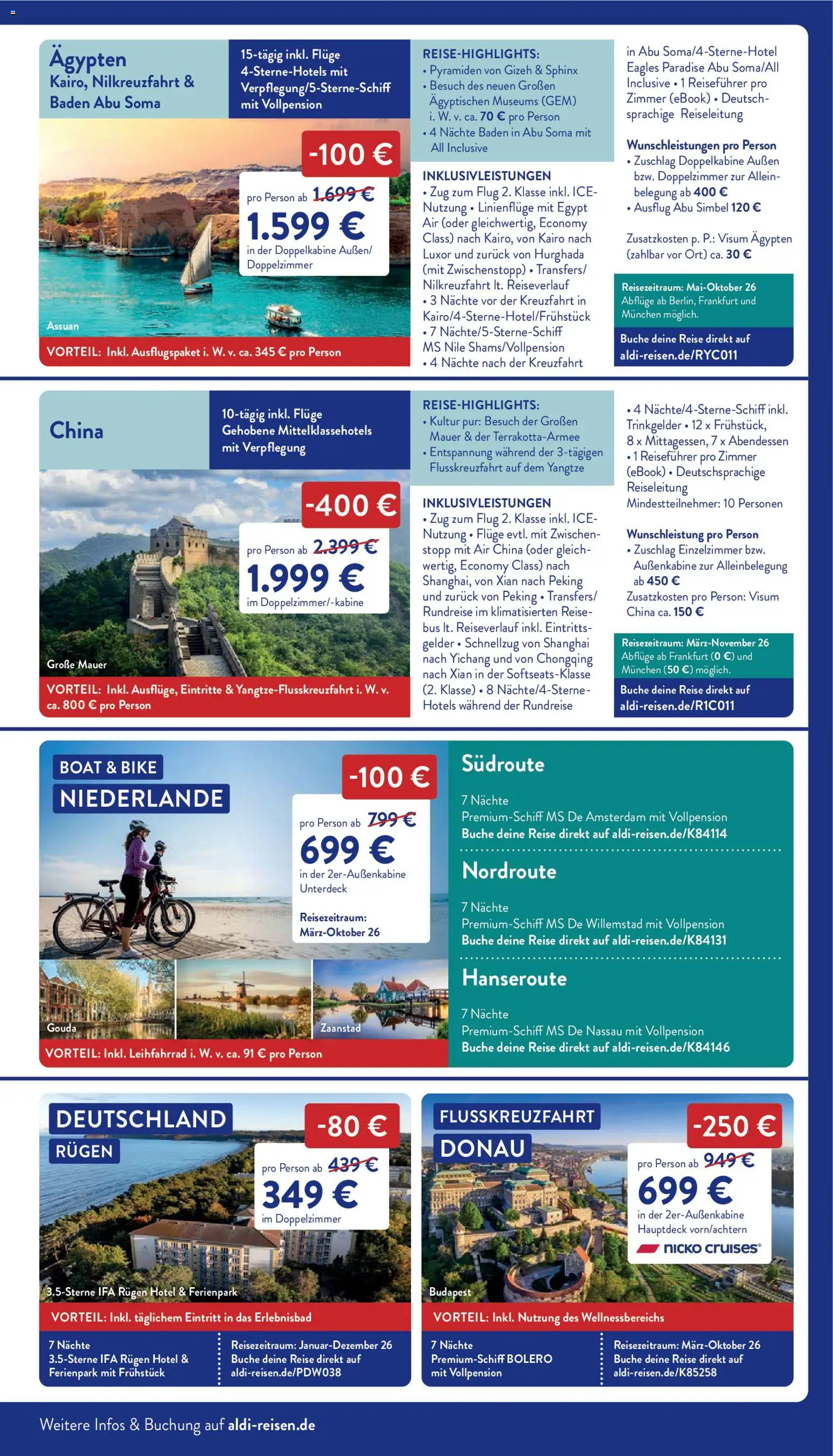 Aldi Reisen Highlight-Flyer – gültig ab 16.01.2026 | Seite: 3 | Produkte: Bolero, Gouda
