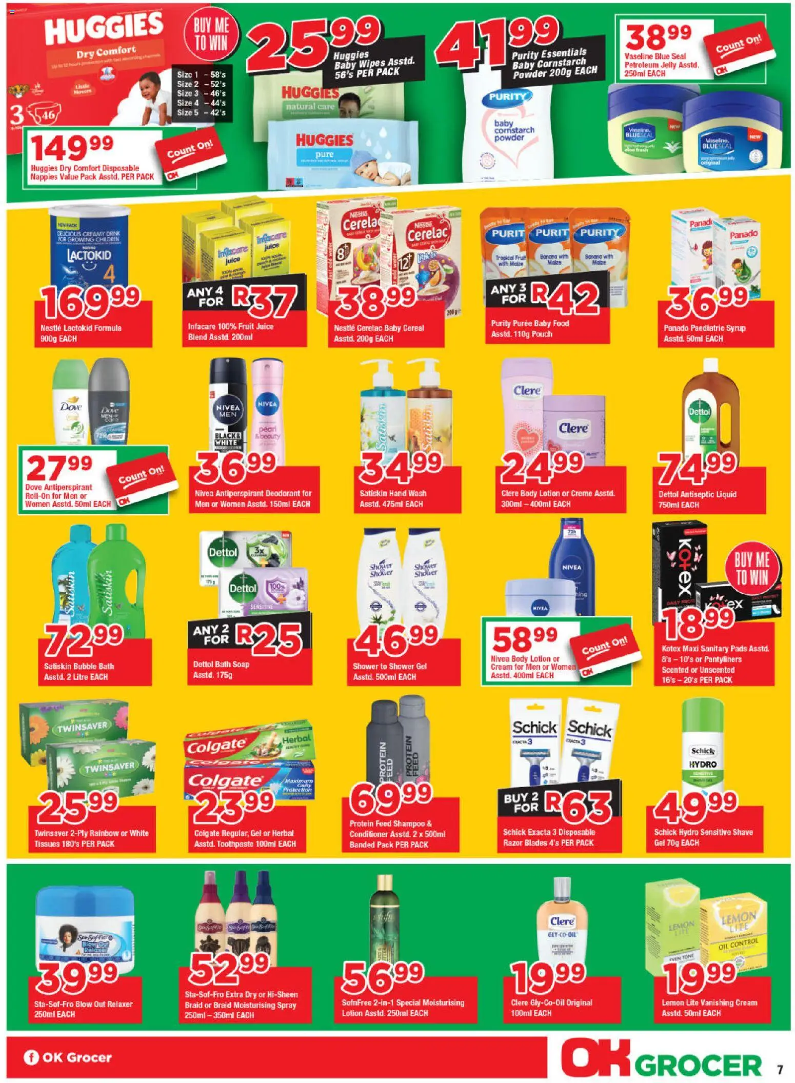New OK Foods catalogue – valid from 10.12.2025 | Page: 7 | Products: Pads, Soap, Fruit, Lemon