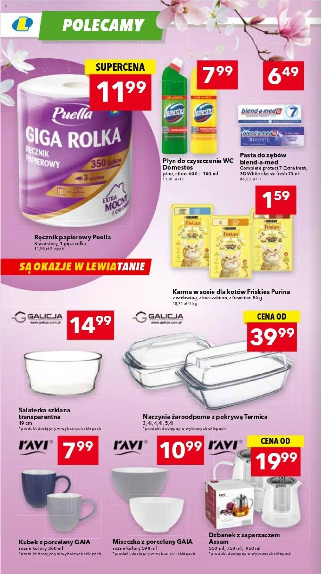 Lewiatan gazetka - Warszawa od 23.10.2025 | Strona: 14 | Produkty: Dzbanek, Domestos, Pasta do zębów, Ręcznik papierowy