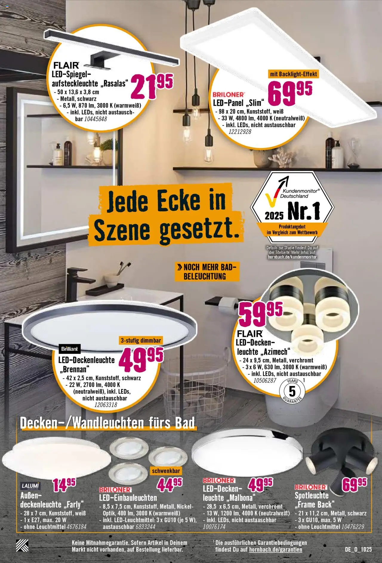 Hornbach Prospekt 	 – gültig ab 04.10.2025 | Seite: 9 | Produkte: Bad