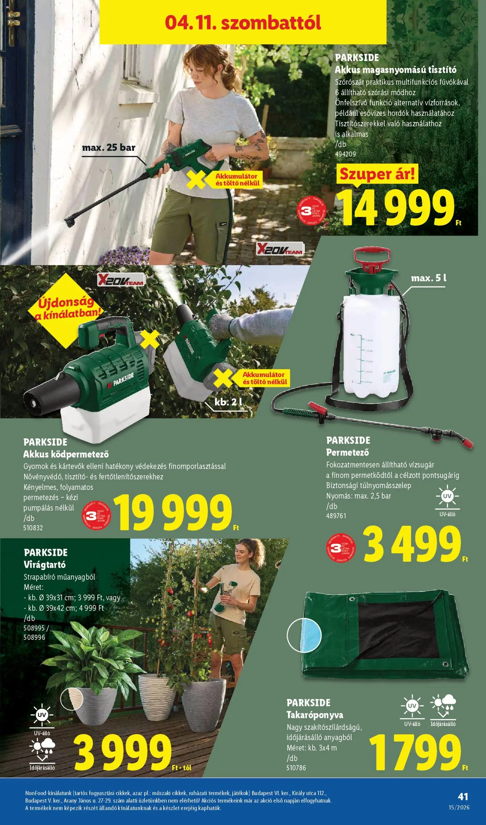 Lidl akciós ujság - amely érvényes a következő dátumtól: 09.04.2026 | Oldal: 41 | Termékek: Virágtartó, Játékok, Akkumulátor, Töltő