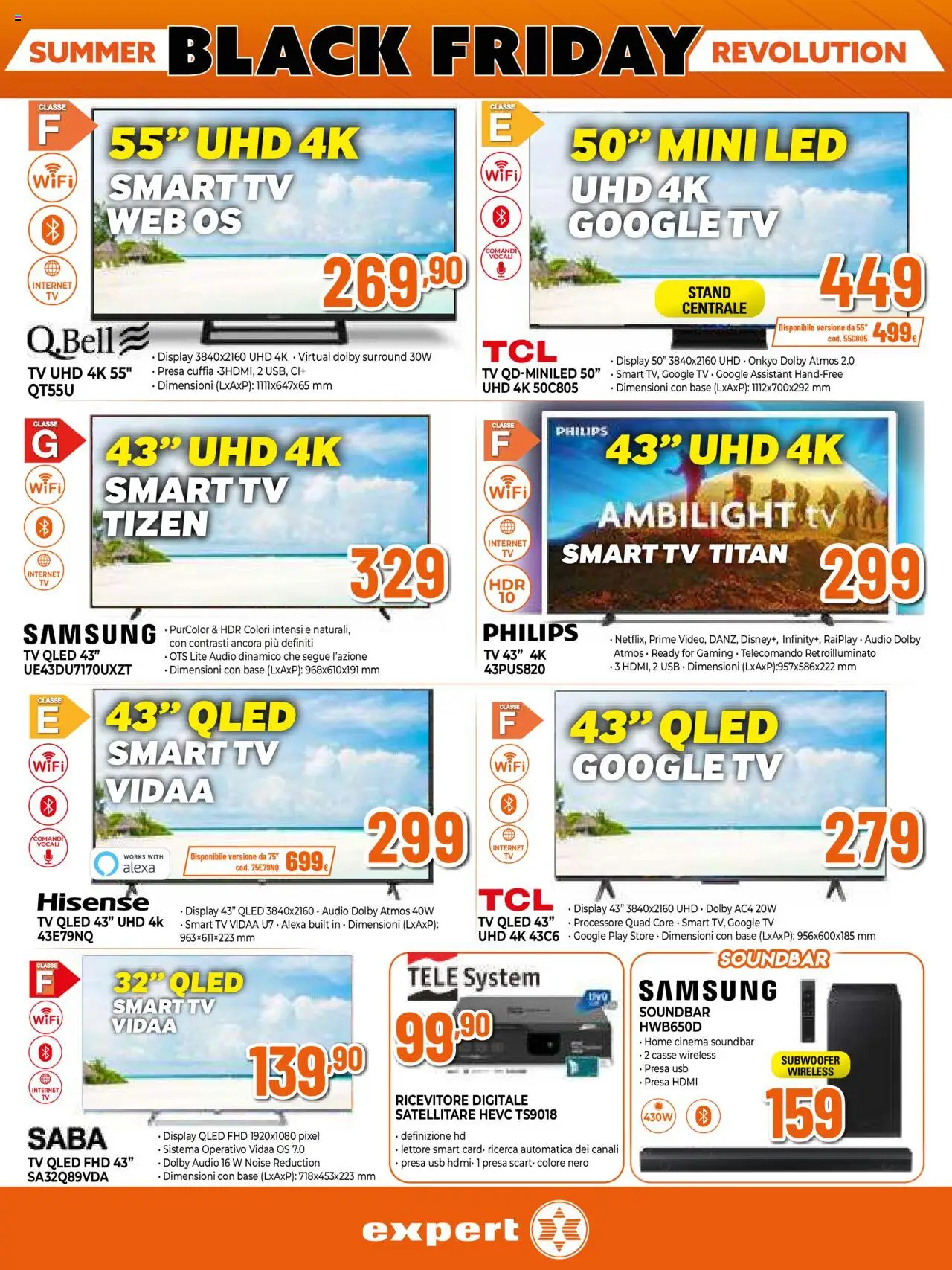 Volantino Iperal del 05.06.2025 | Pagina: 22 | Prodotti: TV, USB, Presa, Samsung