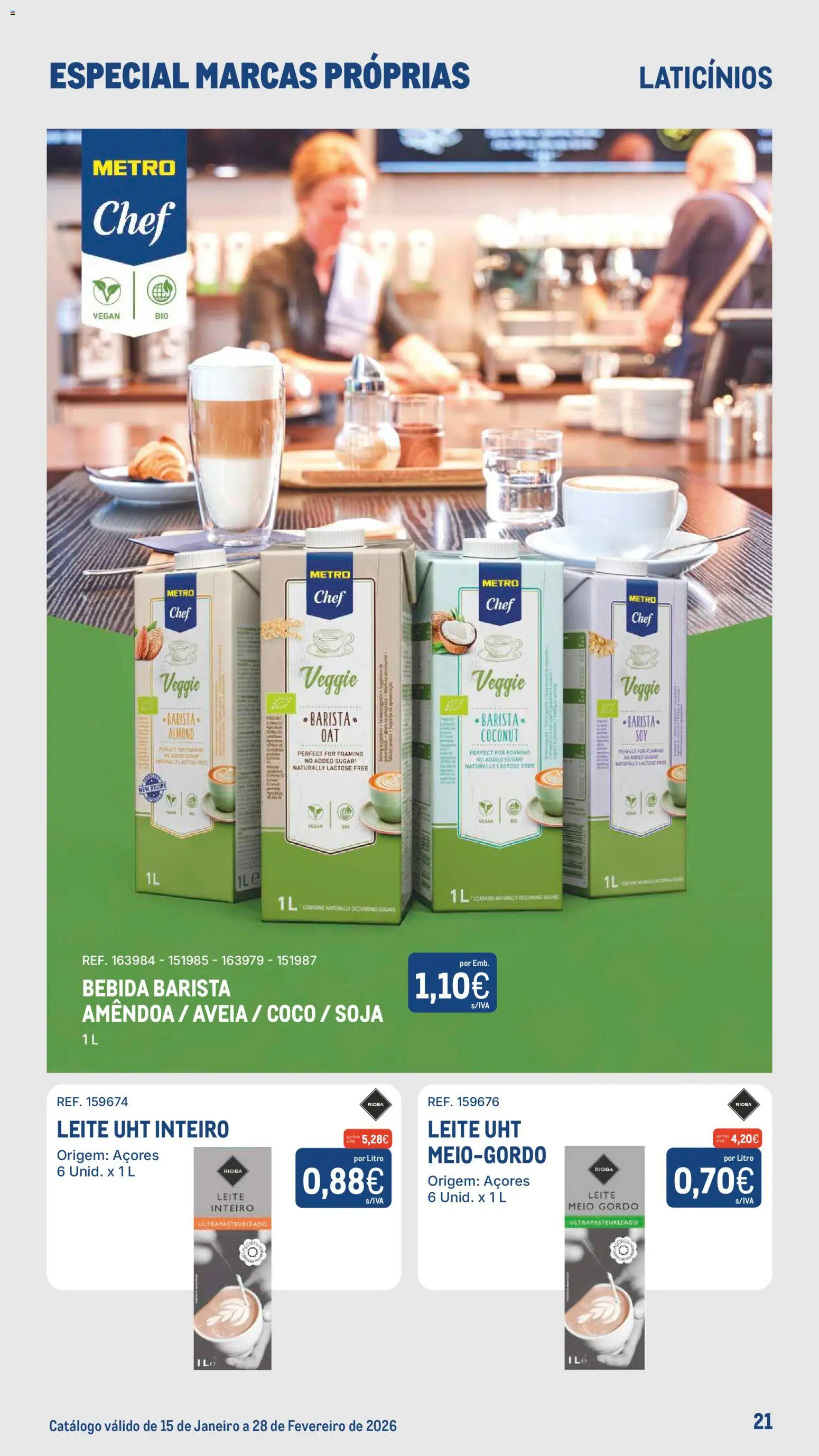 Makro Especial Marcas Próprias  │ válido de 15.01.2026 | Página: 21 | Produtos: Soja, Aveia, Leite, Bebida