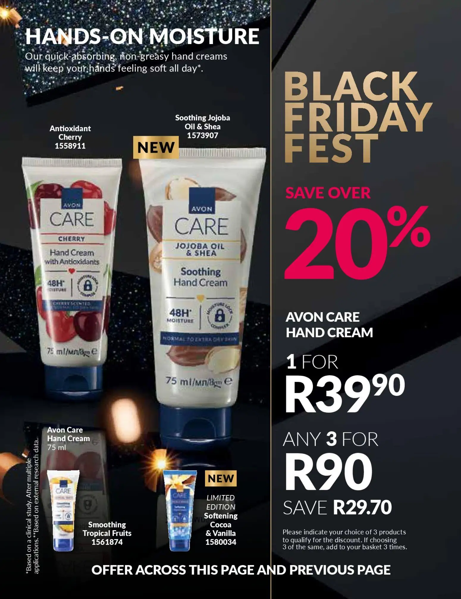 New Avon catalogue – valid from 17.11.2025 | Page: 17 | Products: Basket, Oil, Cream, Hand cream