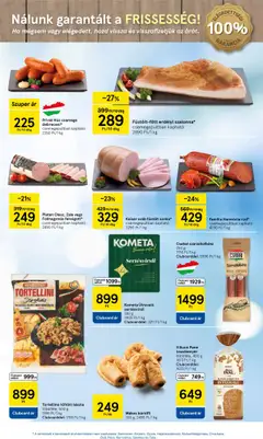 Tesco akciós ujság - amely érvényes a következő dátumtól: 03.07.2025 | Oldal: 17 | Termékek: Hús, Bacon, Tortellini, Tészta