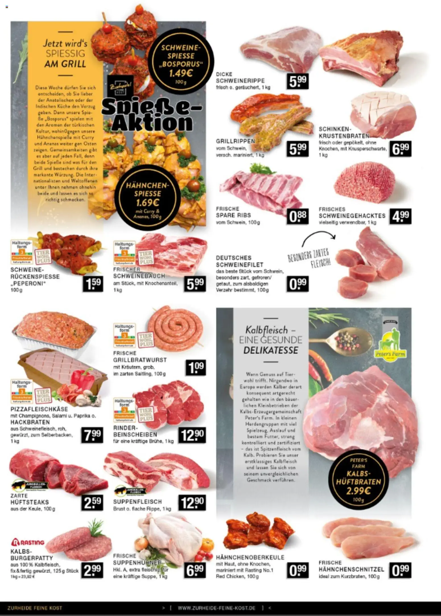 Edeka Zurheide Prospekt 	 – gültig ab 16.03.2026 | Seite: 2 | Produkte: Grill, Spieße, Krustenbraten, Schweinefilet