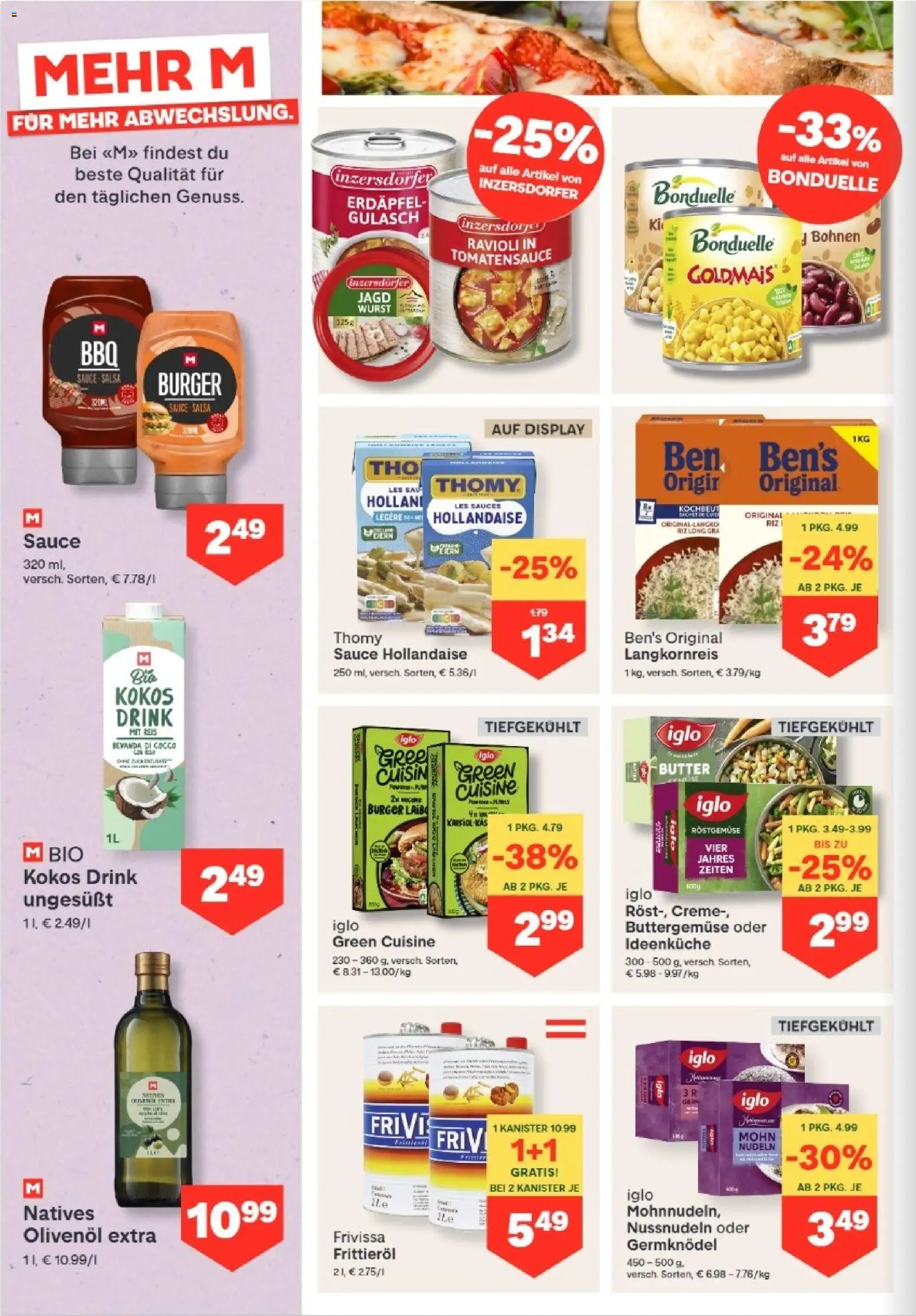 MPREIS Altenmarkt im Pongau gültig ab 12.03.2026 | Seite: 8 | Produkte: Huile à frire, Butter, Creme, Nudeln