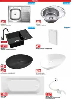 Merkury Market leták platný od 01.11.2025 | Strana: 52 | Produkty: Drez, Umývadlo na dosku, Vaňa, Umývadlo