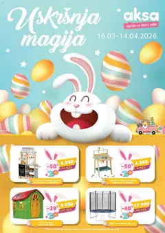 Aksa katalog Uskršnja magija - pregled Aksa kataloga - važi od 16.03.2026