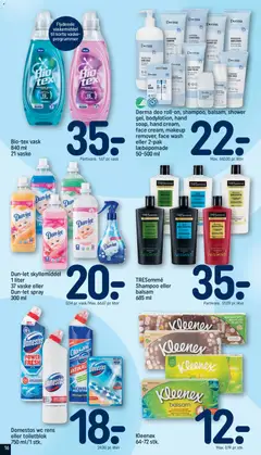 Derma deo roll-on, shampoo, balsam, shower gel, bodylotion, hand soap, hand cream, face cream, makeup remover, face wash eller 2-pak læbepomade, 50-500 ml gyldig fra 15.03.2026 | Side: 16
