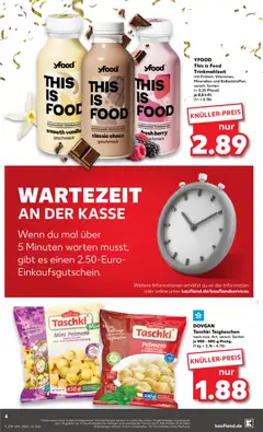 YFOOD This is Food Trinkmahlzeit, mit Protein, Vitaminen, Mineralien und Ballaststoffen, versch. Sorten (+ 0.25 Pfand) je 0,5-I-FI. ab 09.04.2026 gültig | Seite: 4 | Produkte: YFood