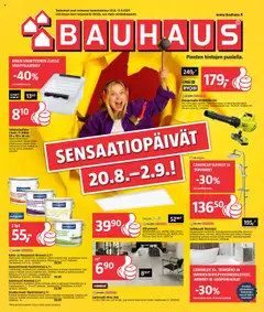 Katso Bauhaus tarjoukset voimassa alkaen 20.08.2025