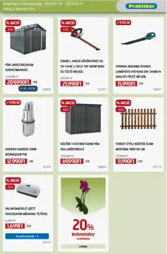 Praktiker Akciós újság - amely érvényes a következő dátumtól: 29.01.2026 | Oldal: 13