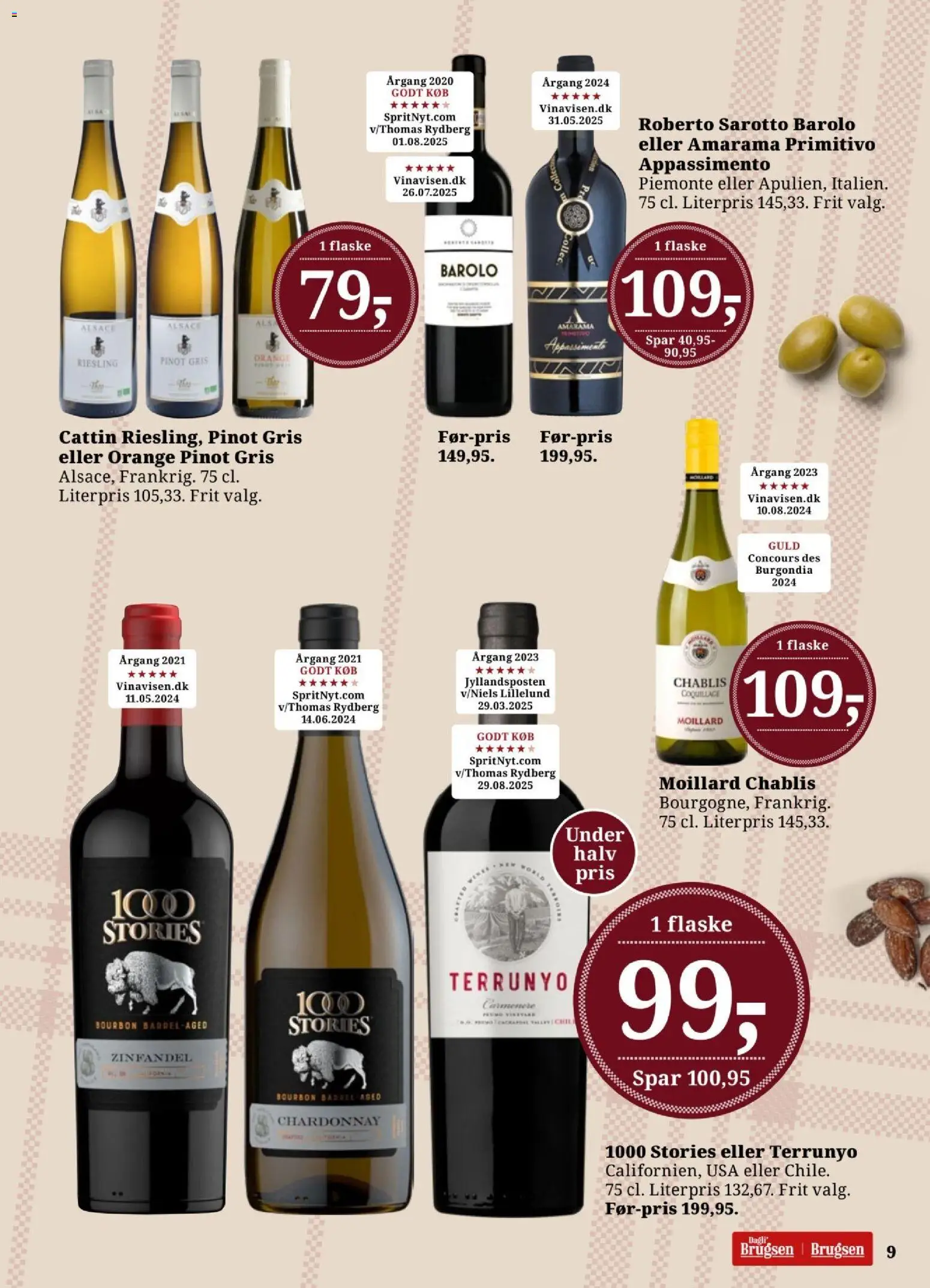 Dagli'Brugsen tilbudsavis – gyldig fra 24.10.2025 | Side: 9 | Produkter: Bourbon