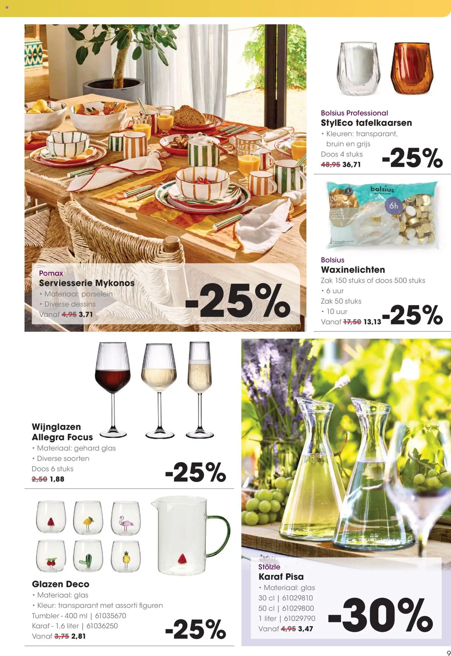 {H1} | Pagina: 9 | Producten: Zak