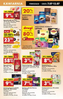 Biedronka gazetka od 07.07.2025 | Strona: 49 | Produkty: Karta, Malina, Nescafe, Kawa