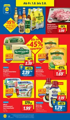 Lidl - Hessen - gültig ab dem 28.07.2025 | Seite: 60 | Produkte: Rama, Quark, Butter, Bier