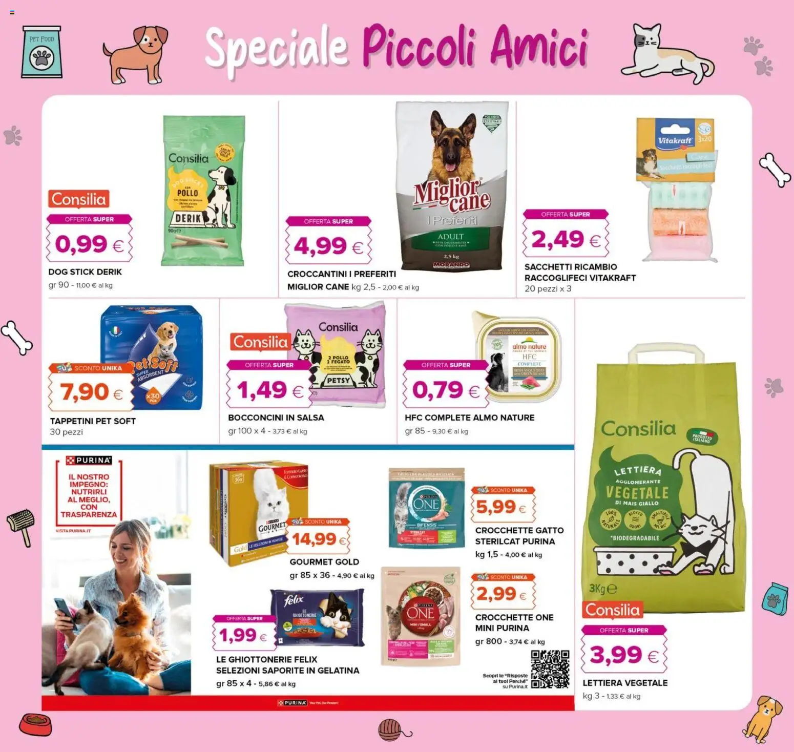 Volantino Oasi del 12.02.2026 | Pagina: 27 | Prodotti: Salsa, Crocchette, Crocchette gatto, Mais