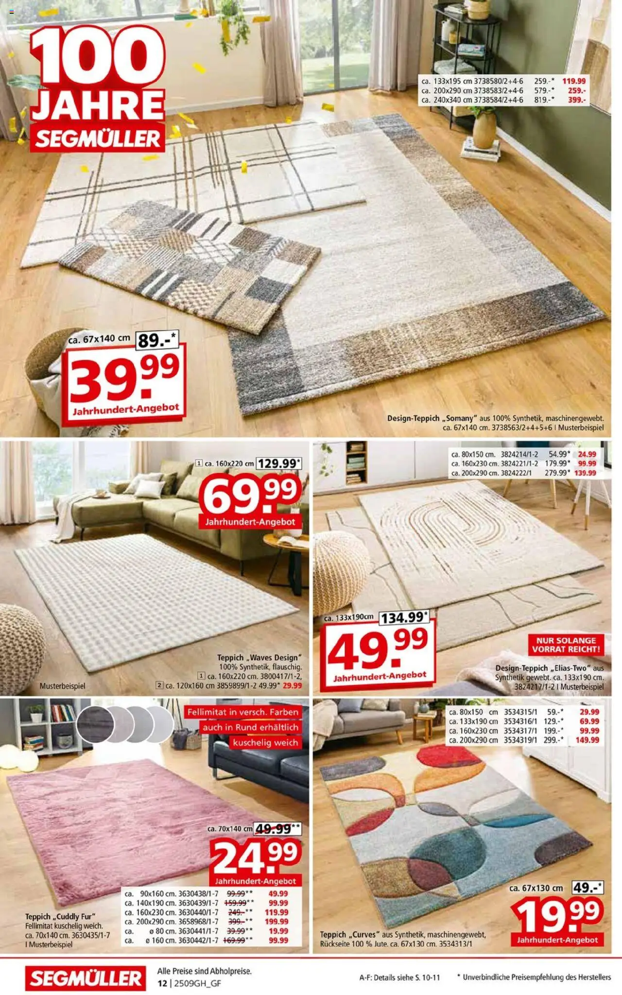 Segmüller Prospekt 	 – gültig ab 13.09.2025 | Seite: 28 | Produkte: Teppich