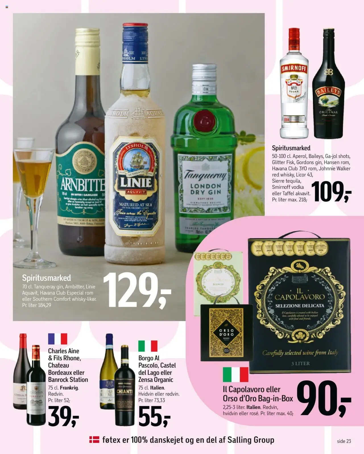 Føtex tilbudsavis – gyldig fra 17.10.2025 | Side: 35 | Produkter: Amendoins, Vodka, Is, Rom