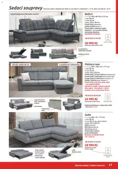 Náhled letáku ORFA nábytek katalog 2025-2026 od 01.10.2025 | Strana: 17 | Produkty: Polštáře, Káva, Barvy, Sedačky