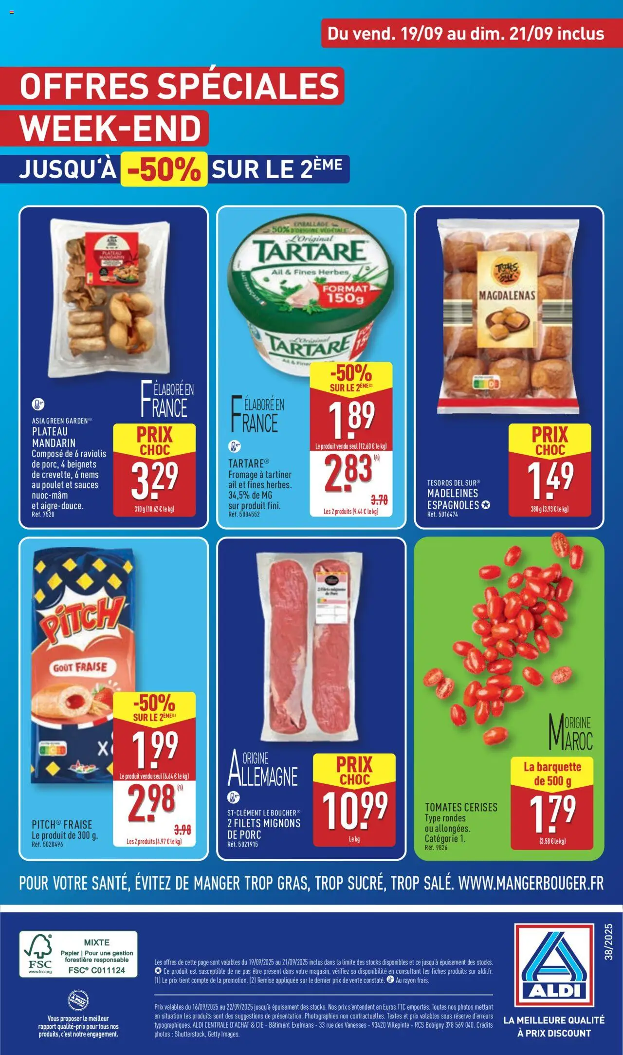  | Page: 47 | Produits: Fraise, Cerises, Tomates, Fromage à tartiner