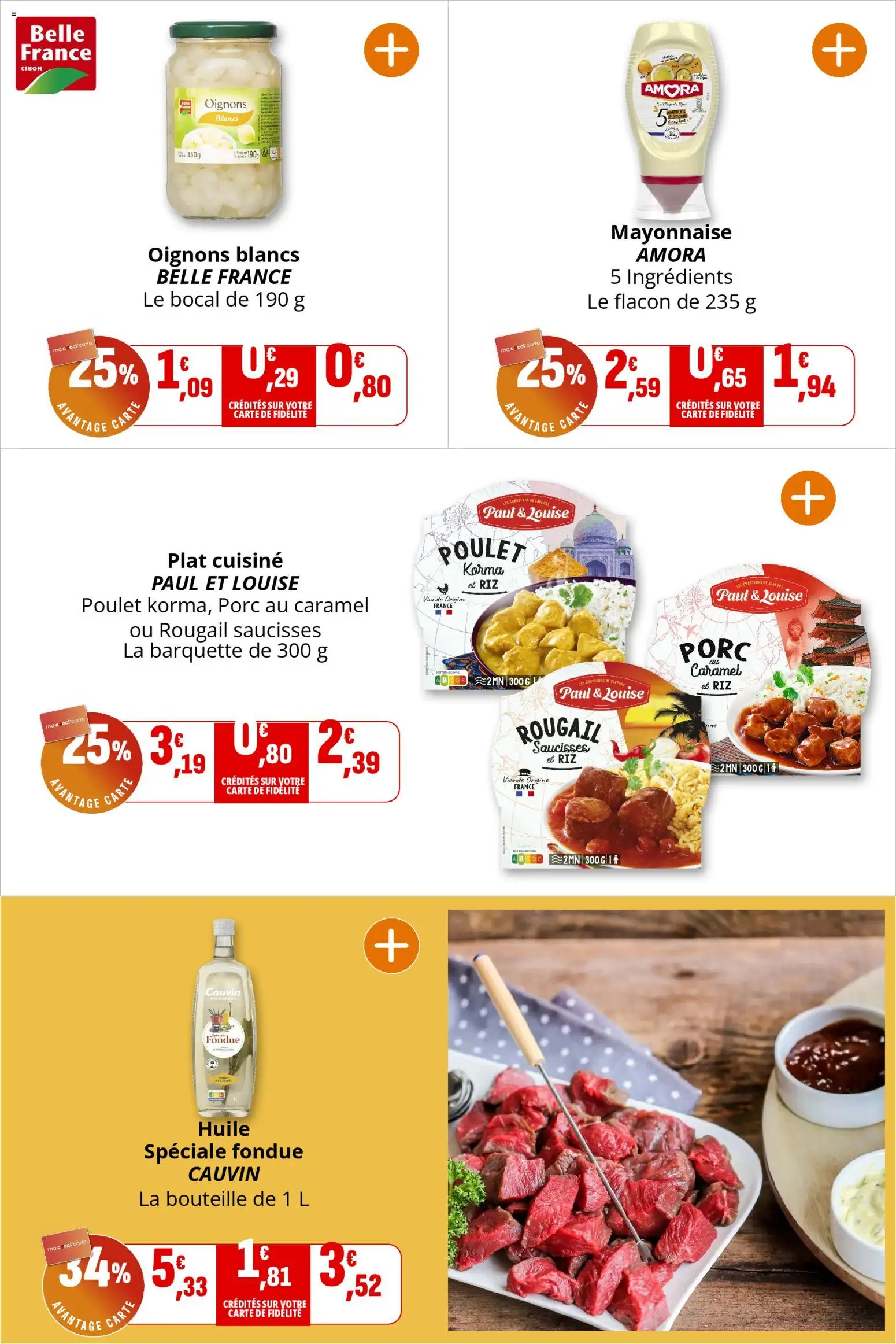 {H1} | Page: 29 | Produits: Mayonnaise, Huile, Riz, Oignons