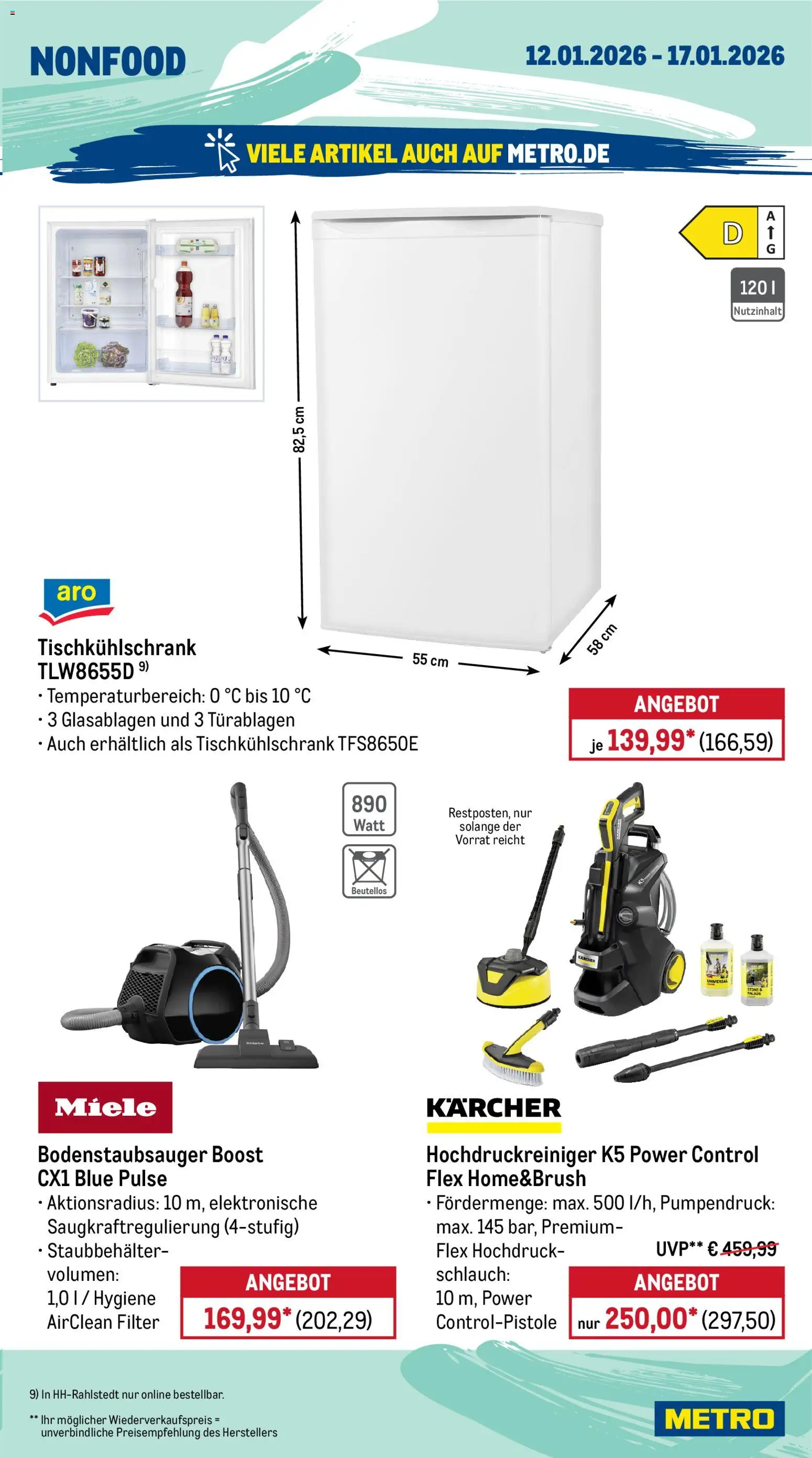 Metro Prospekt 	 – gültig ab 12.01.2026 | Seite: 19 | Produkte: Miele, Hochdruckreiniger