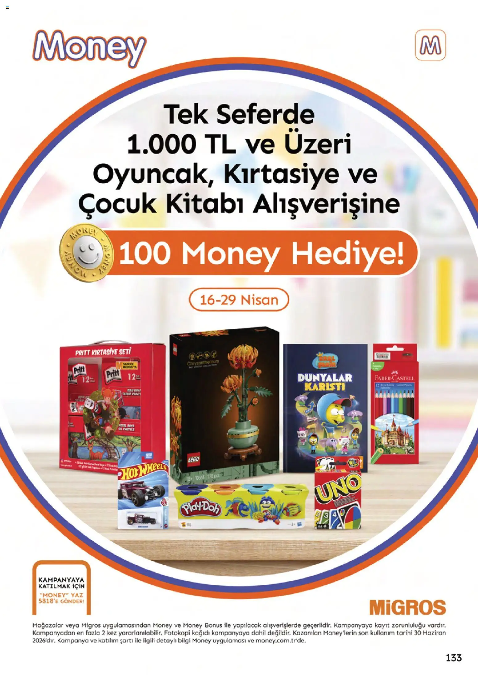 Migros Katalog - 5M Migroskop Dijital - 16.04.2026 tarihinden itibaren geçerlidir | Sayfa: 133