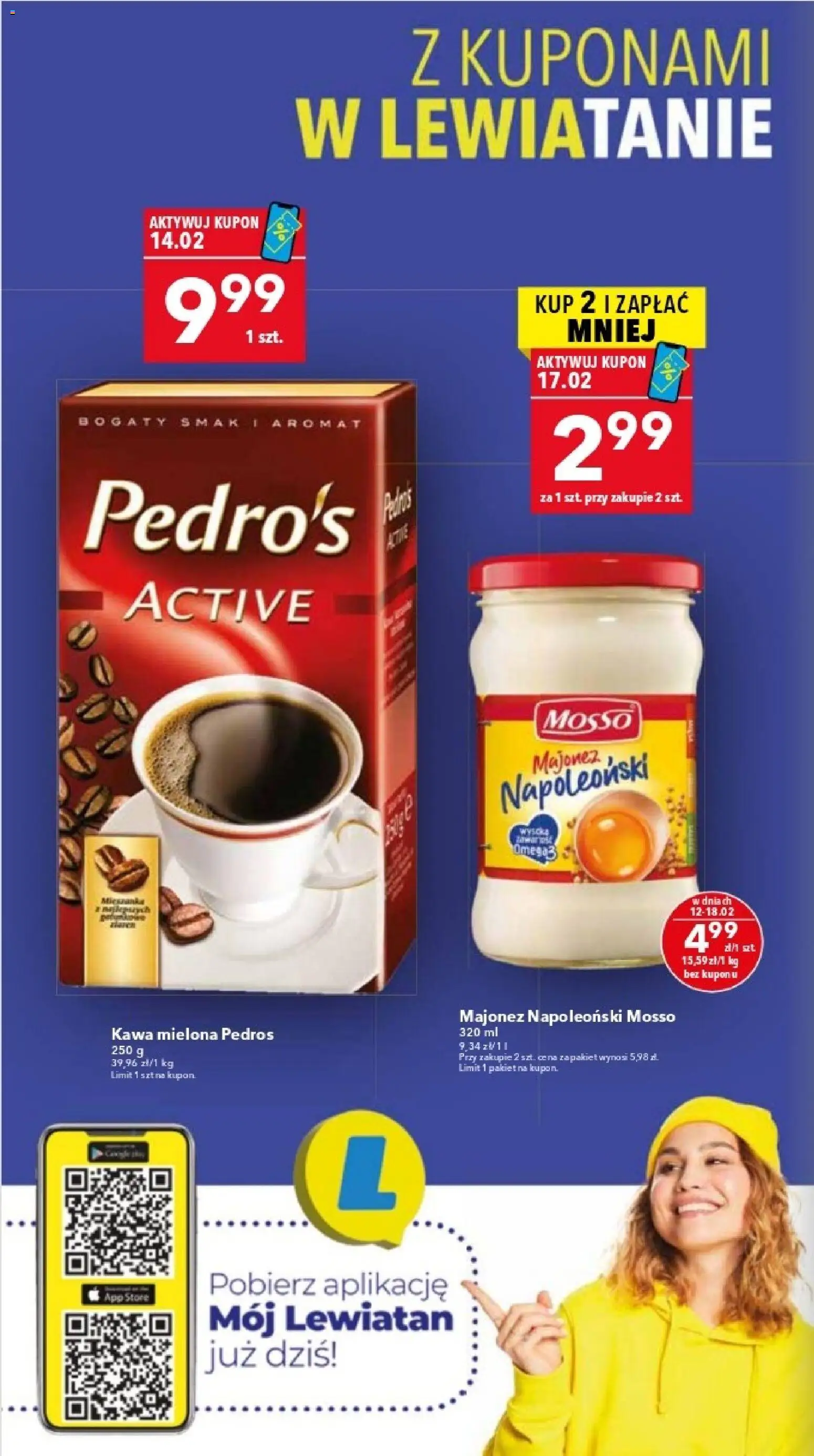 Lewiatan gazetka - Warszawa od 12.02.2026 | Strona: 2 | Produkty: Kawa, Majonez