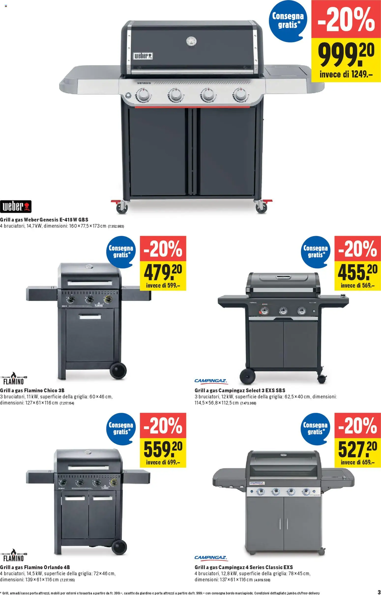 Jumbo Aktionen IT – gültig ab 26.02.2026 | Seite: 3 | Produkte: Grill