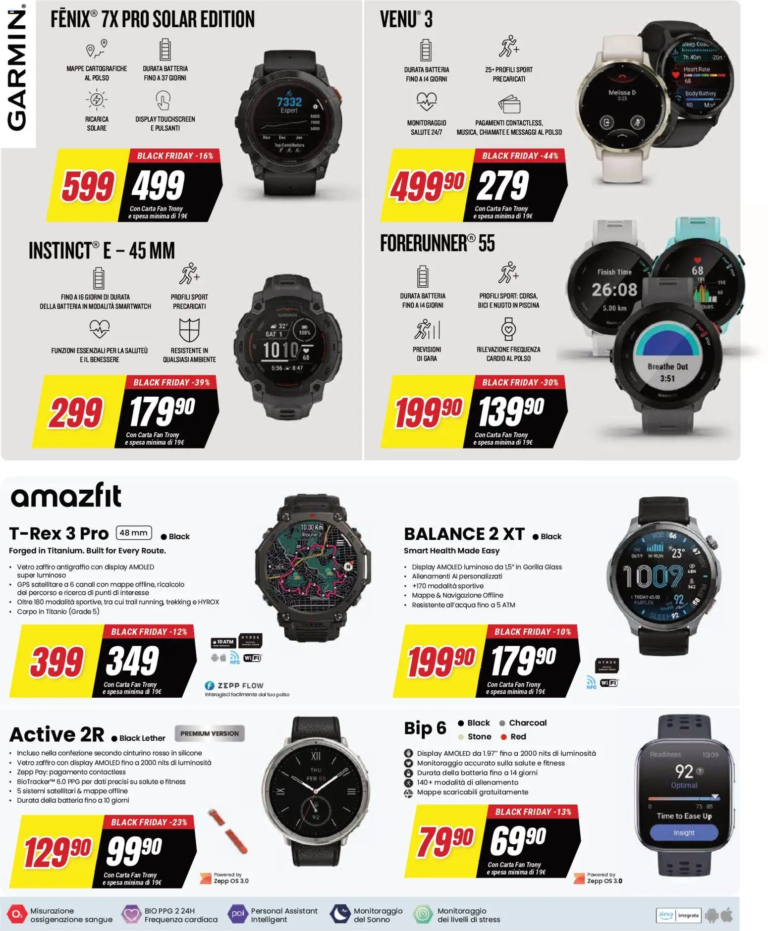 Volantino Trony del 19.03.2026 | Pagina: 10 | Prodotti: Silicone, Fan, Smartwatch, Batteria