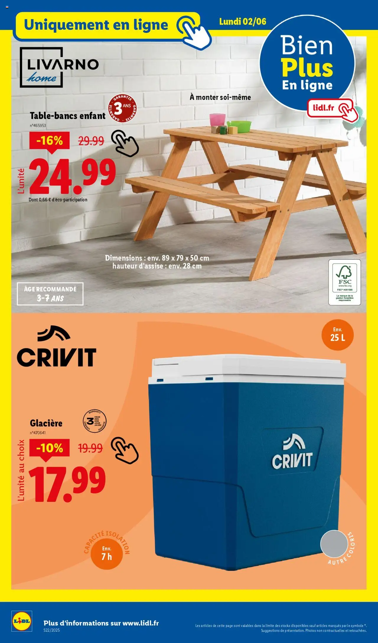  | Page: 50 | Produits: Glacière, Table