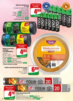 Pogląd oferty "Folia aluminiowa Liff, dł. 20 m, 1 szt." - ważna od 01.04.2026 | Strona: 66 | Produkty: Papier do pieczenia, Baterie