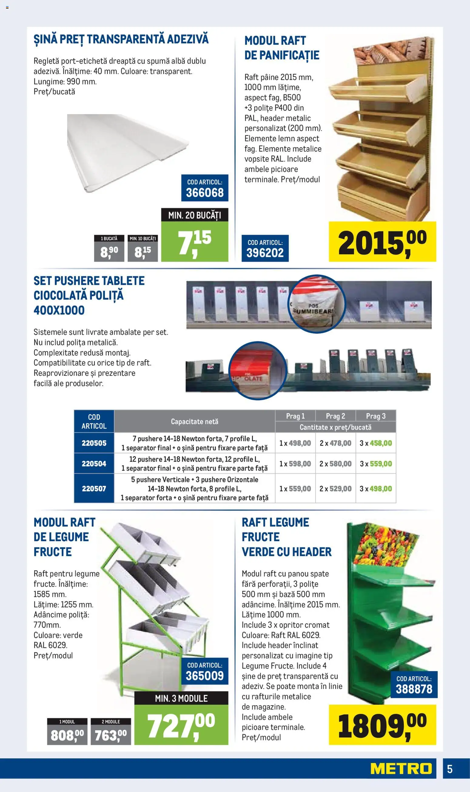Noul catalog Metro – valabil de la 05.01.2026 | Pagină: 5 | Produse: Raft, Pâine, Ciocolată, Fructe