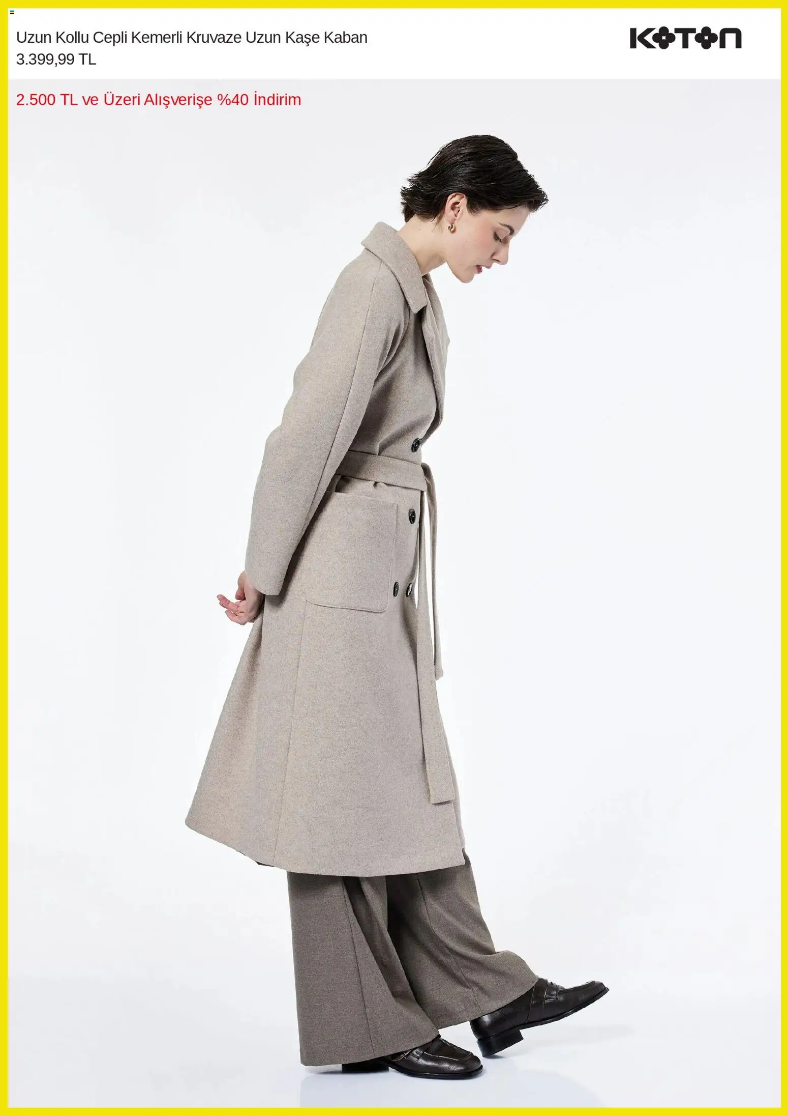 Koton Black Friday - 13.11.2025 tarihinden itibaren geçerlidir | Sayfa: 12 | Ürünler: Kaşe