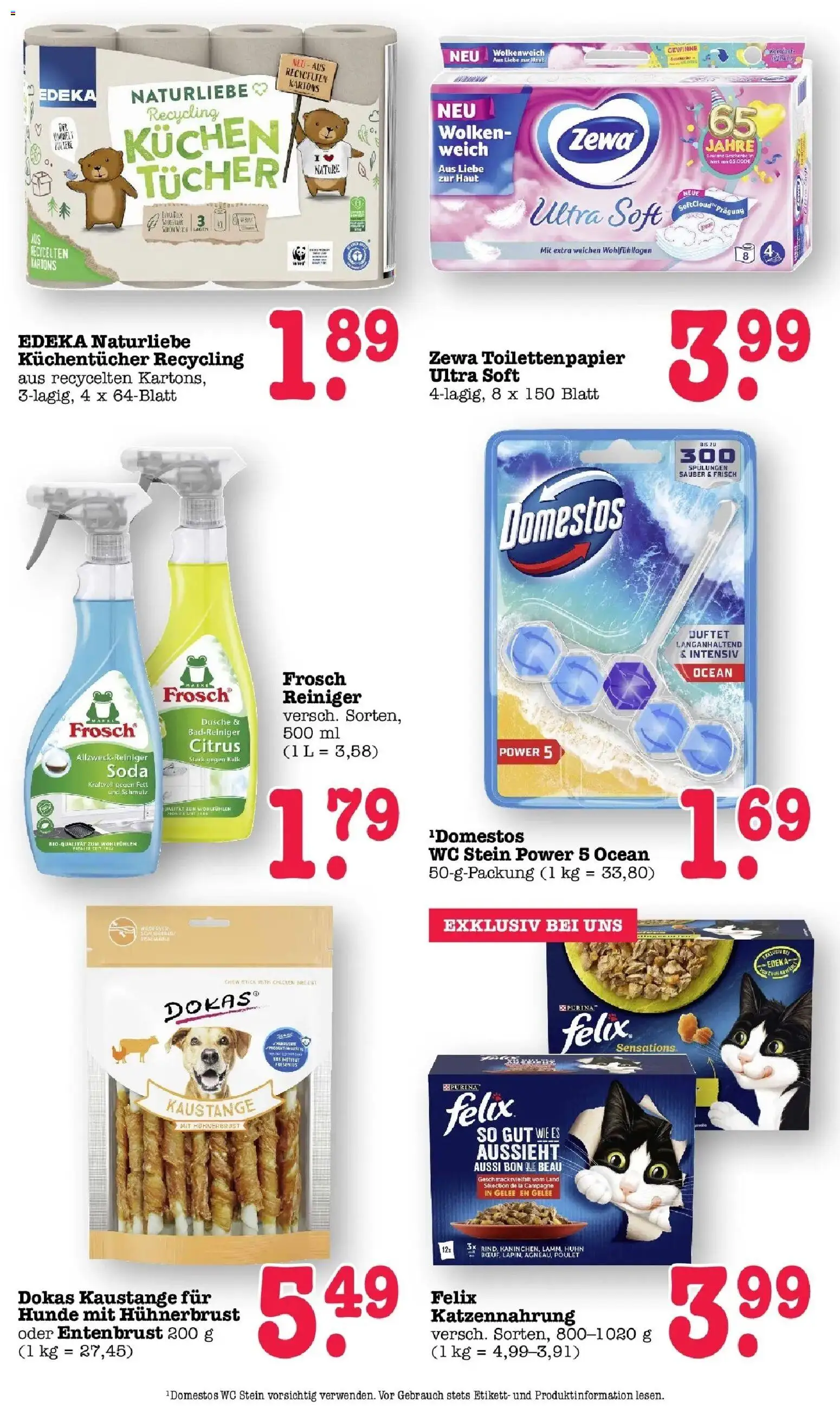 Edeka prospekt Offenbach	 – gültig ab 02.03.2026 | Seite: 45 | Produkte: Zewa, WC Stein, Kuchen, Toilettenpapier