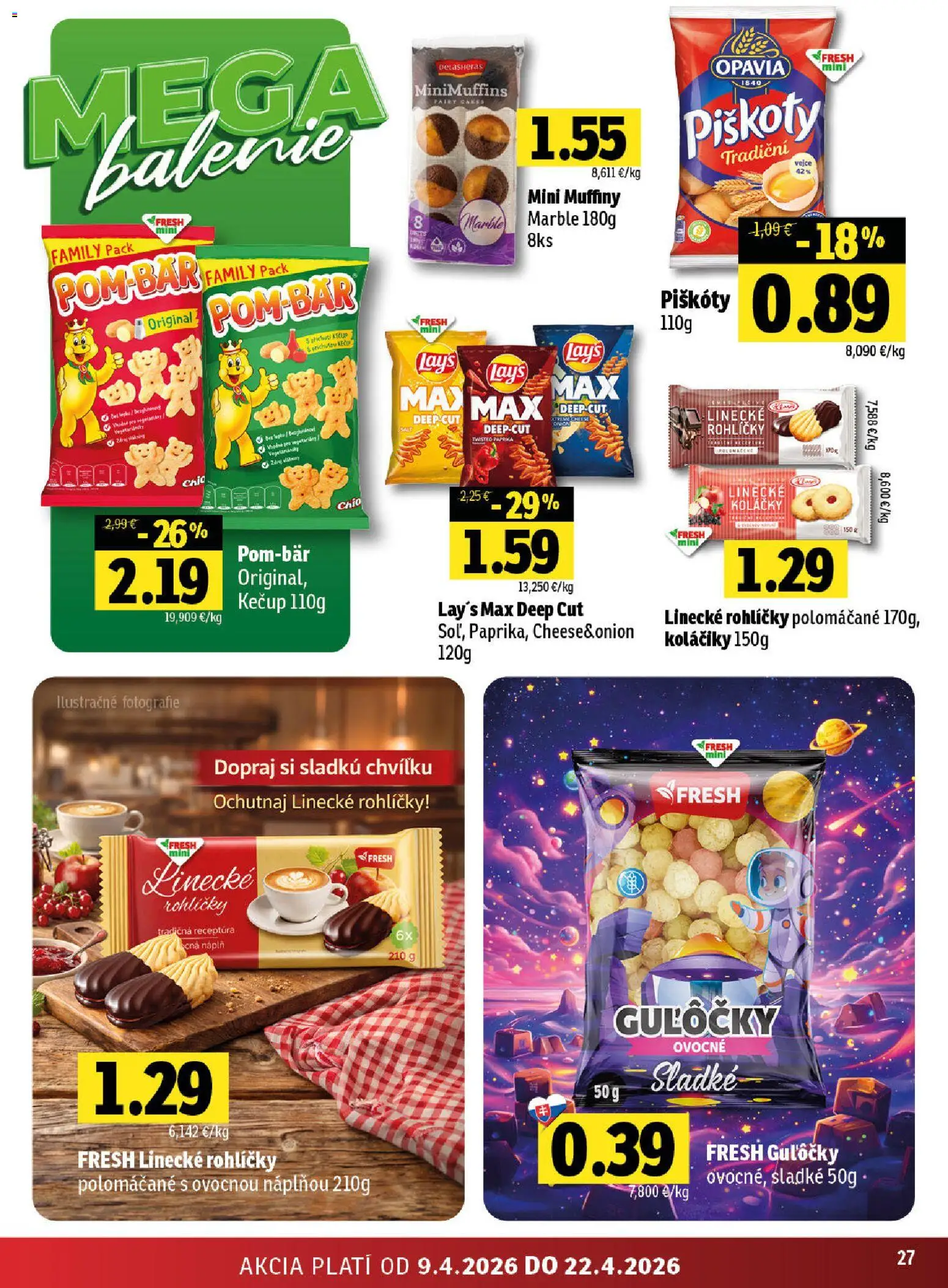 Nové Fresh akcie – leták je platný od 09.04.2026 | Strana: 27 | Produkty: Kečup