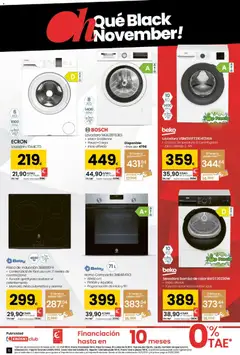Vista previa Eroski - Black Friday válido desde el 13.11.2025 | Página: 6 | Productos: Lavadora, Secadora
