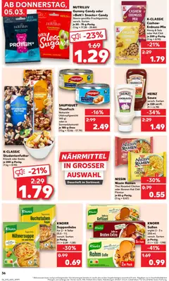 Kaufland DE - DE Folder Köln - Voorbeeld van een folder van Kaufland DE, geldig van 05.03.2026 | Pagina: 36 | Producten: Snacks, Kore