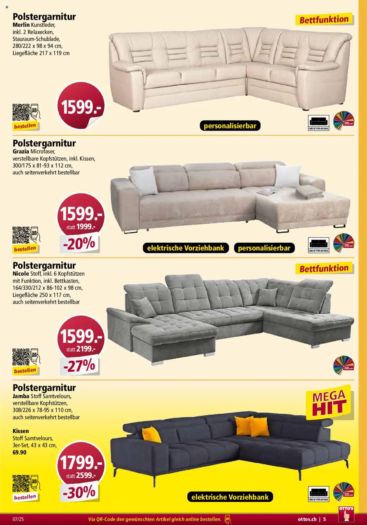 Otto's  Möbelflyer ab 01.07.2025 | Seite: 5 | Produkte: Kissen