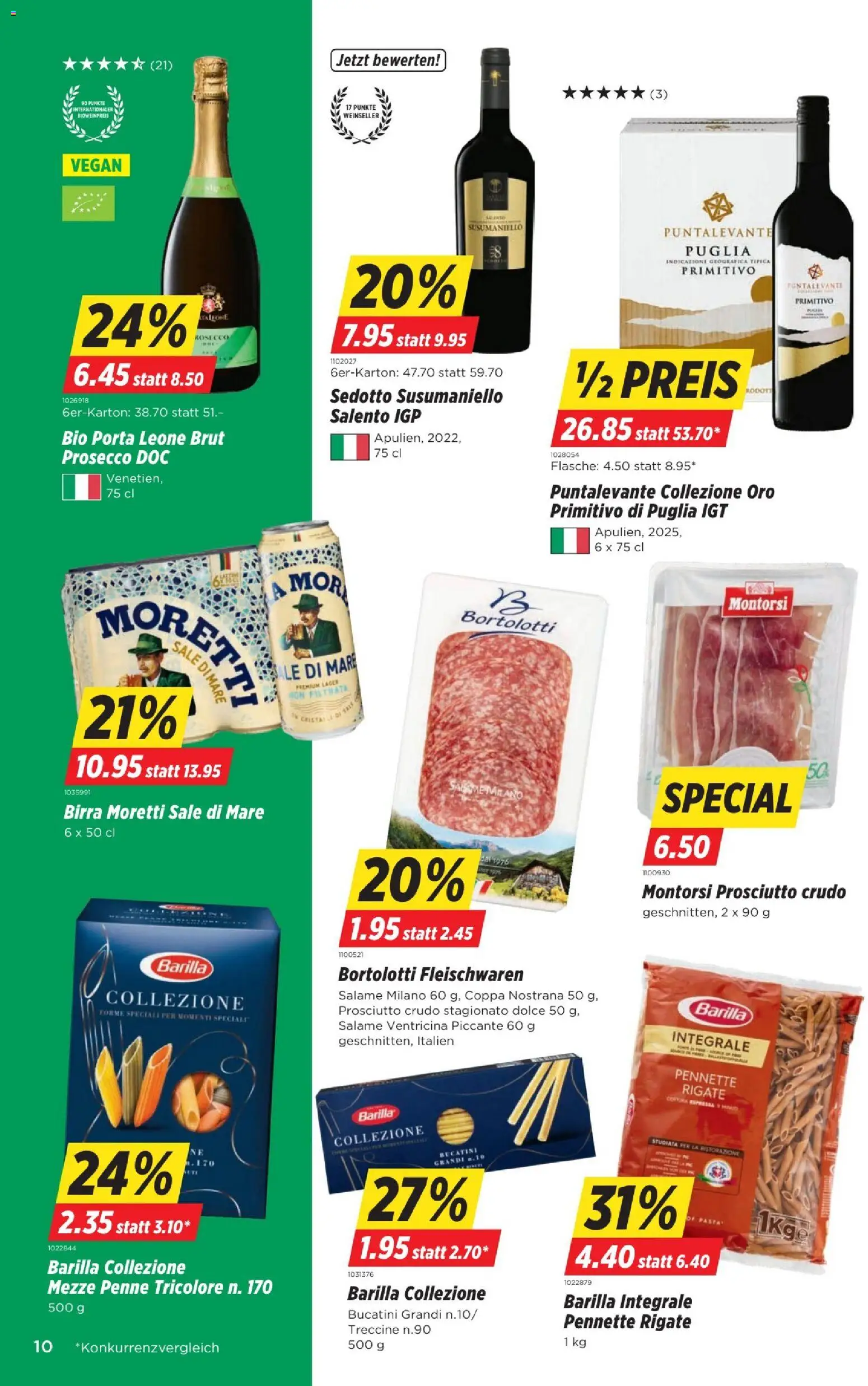 Denner Aktionen – gültig ab 13.01.2026 | Seite: 10 | Produkte: Barilla, Pasta