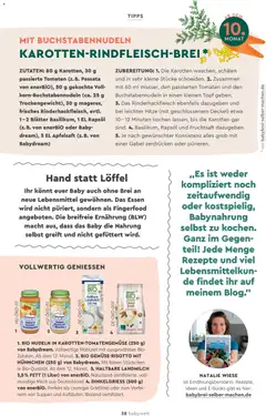 Rossmann babywelt Elternmagazin ab 11.12.2025 gültig | Seite: 38 | Produkte: Milch, Tomaten, Apfelsaft, Babynahrung