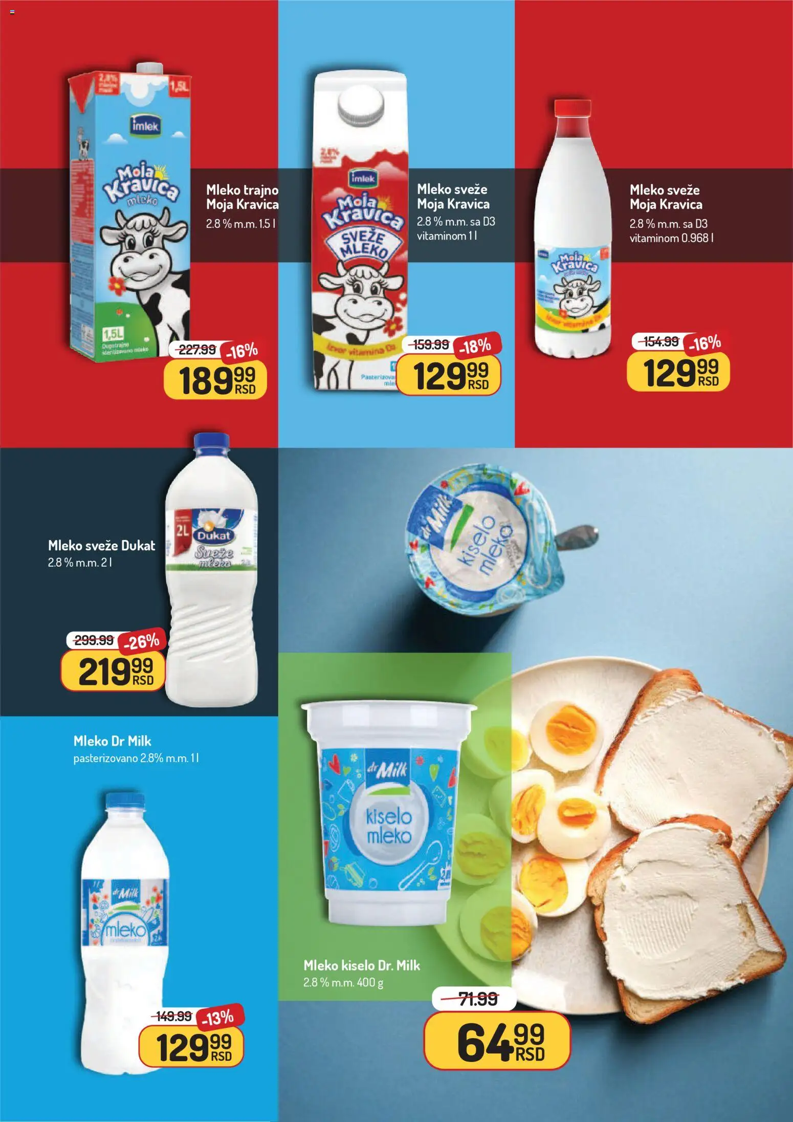 Aman katalog - važi od 08.12.2025 | Strana: 13 | Proizvode: Kiselo mleko, Sveže mleko, Moja kravica, Mleko