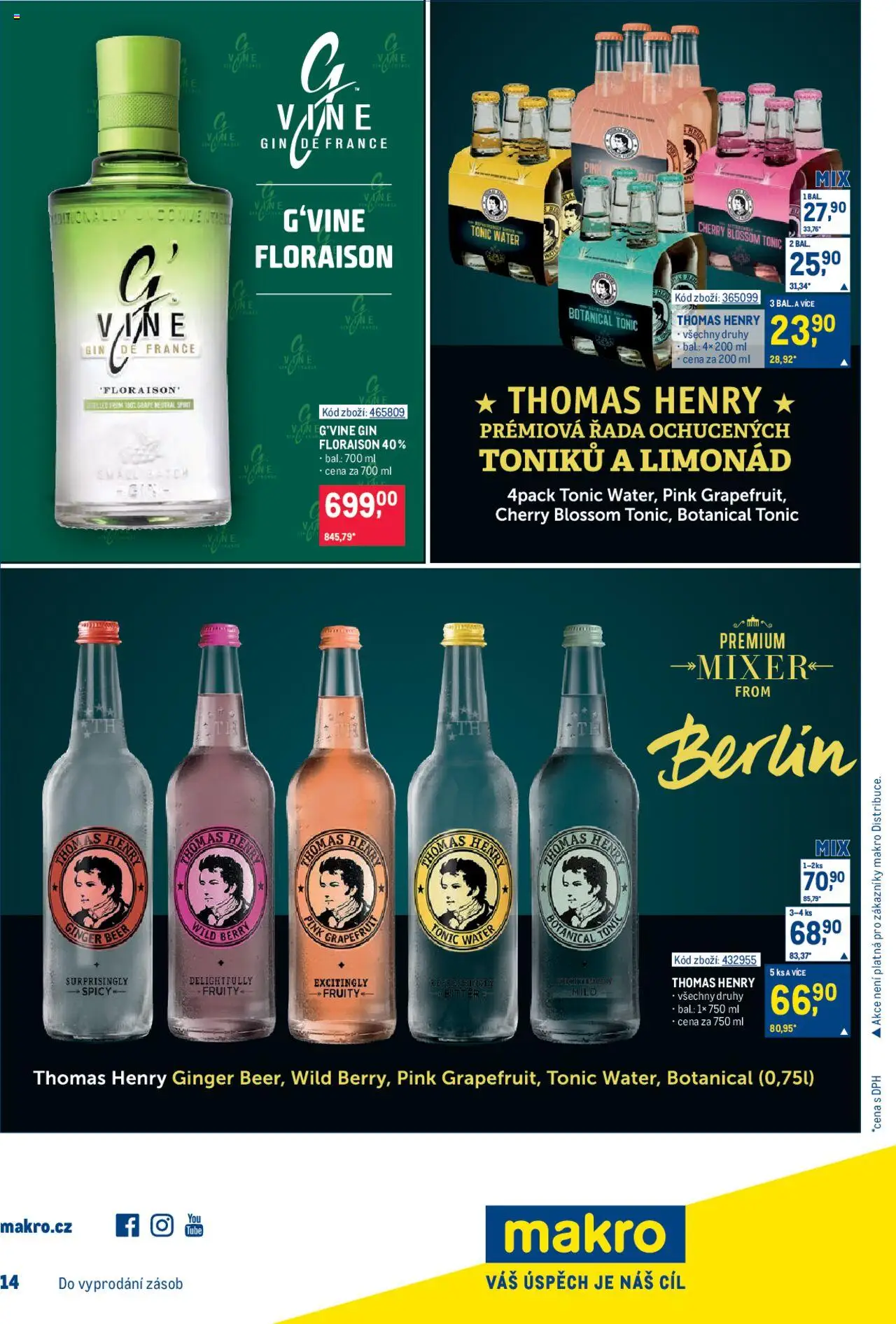 Makro leták - Gastronomie od 18.06.2025 | Strana: 26 | Produkty: Ginger Beer, Tonic Water, Tonic, Mixér