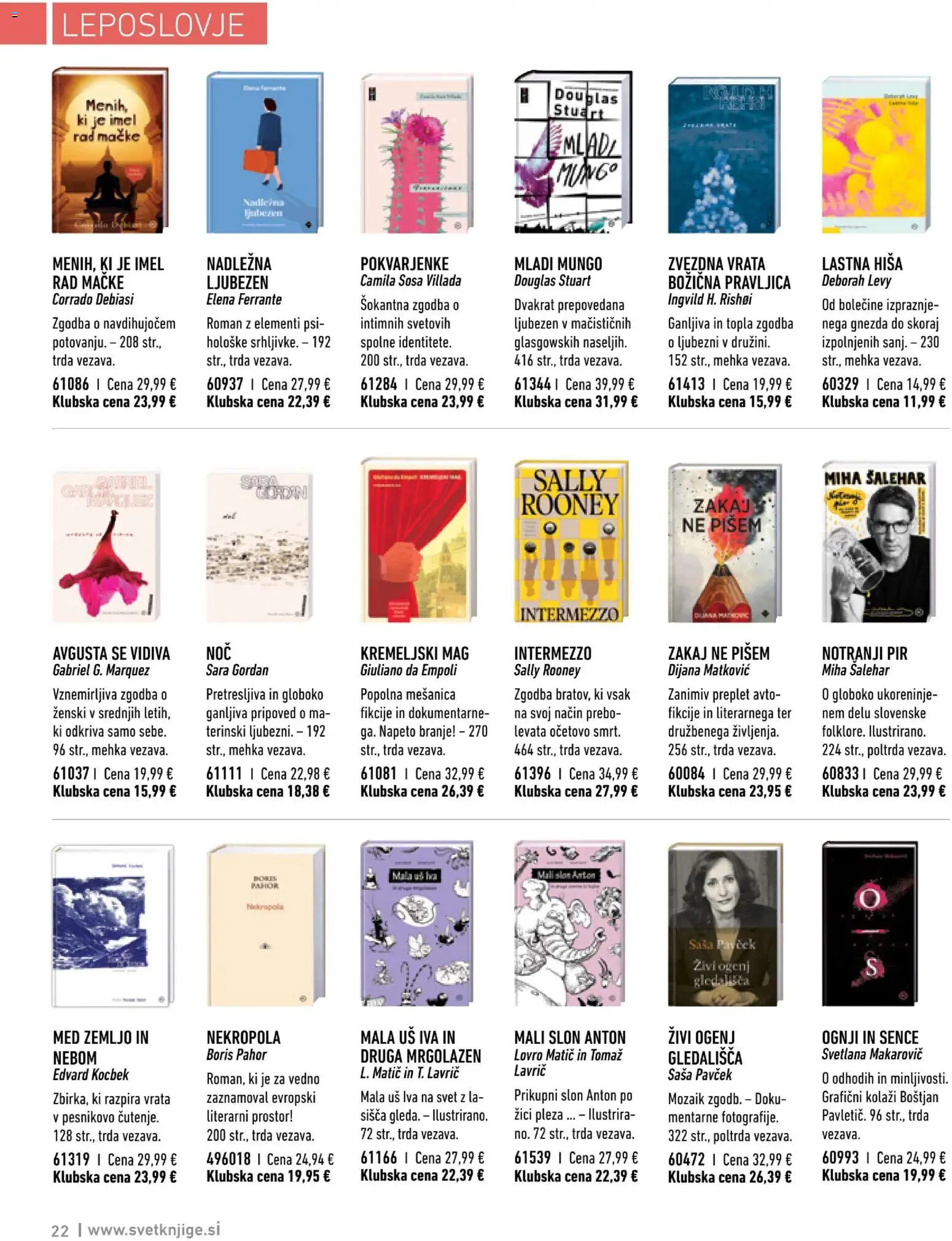 Novi Mladinska Knjiga katalog ponudbe – veljaven od 01.01.2026 | Stran: 22 | Izdelki: Vrata